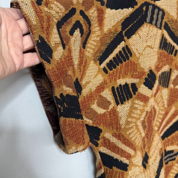 Anthropologie Dolan Seraphina Brown Tan Textured Short Sleeve Shirt Plus Size 1X - Picture 4 of 12